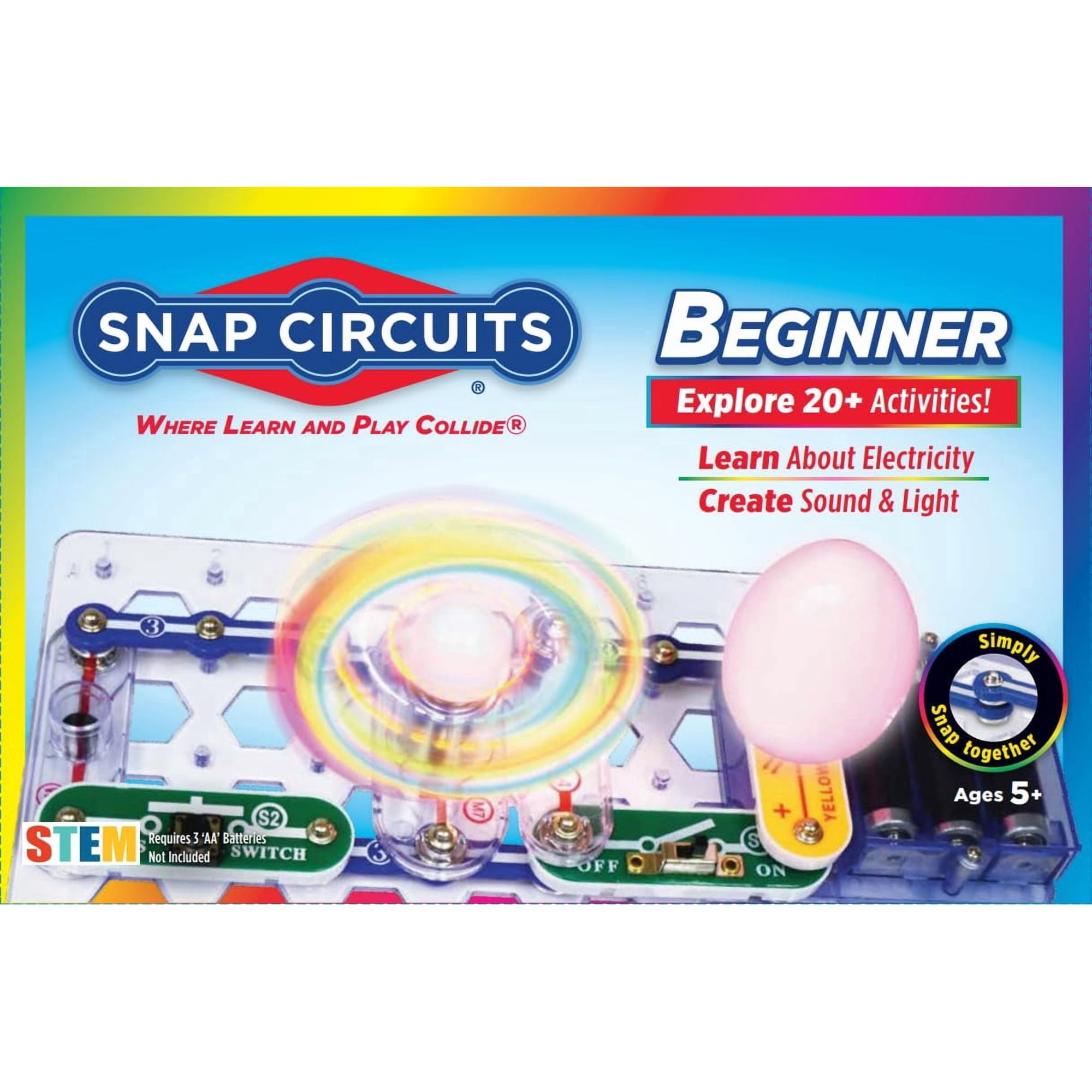 Kit De Exploración Electrónica Snap Circuits Beginner Scb-20