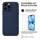 thumbnail image 3 of Carcasa Silicona Azul Marino iPhone 16 Pro Max + 1 Mica de Vidrio, 3 of 4