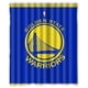 thumbnail image 1 of Cortina de ducha de baloncesto de los Golden State Warriors, juego de cortina de baño con ganchos, tamaño 60 x 72 pulgadas, 1 of 3
