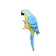 thumbnail image 1 of Estatua de loro artificial, esculturas de pájaros realistas, decoración de loros, arte de patio de pájaros, loros, estatua de pájaro guacamayo para el Azul, 1 of 5