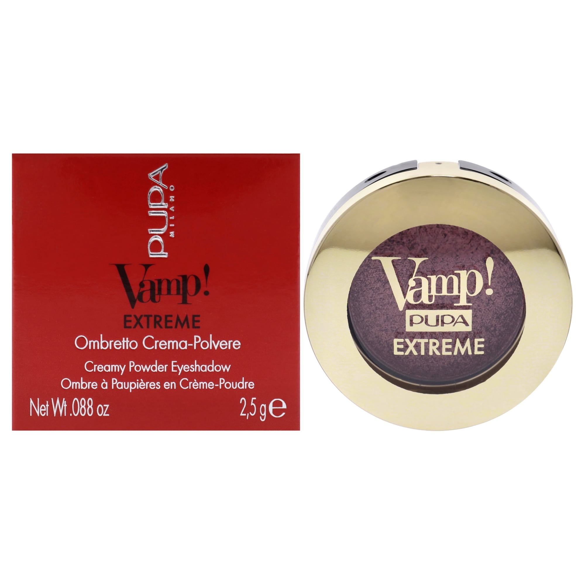 Pupa Milano - Vamp! Extrema Sombra De Ojos En Polvo Crema - Jengibre Extremo De Para Mujeres - Sombra De Ojos