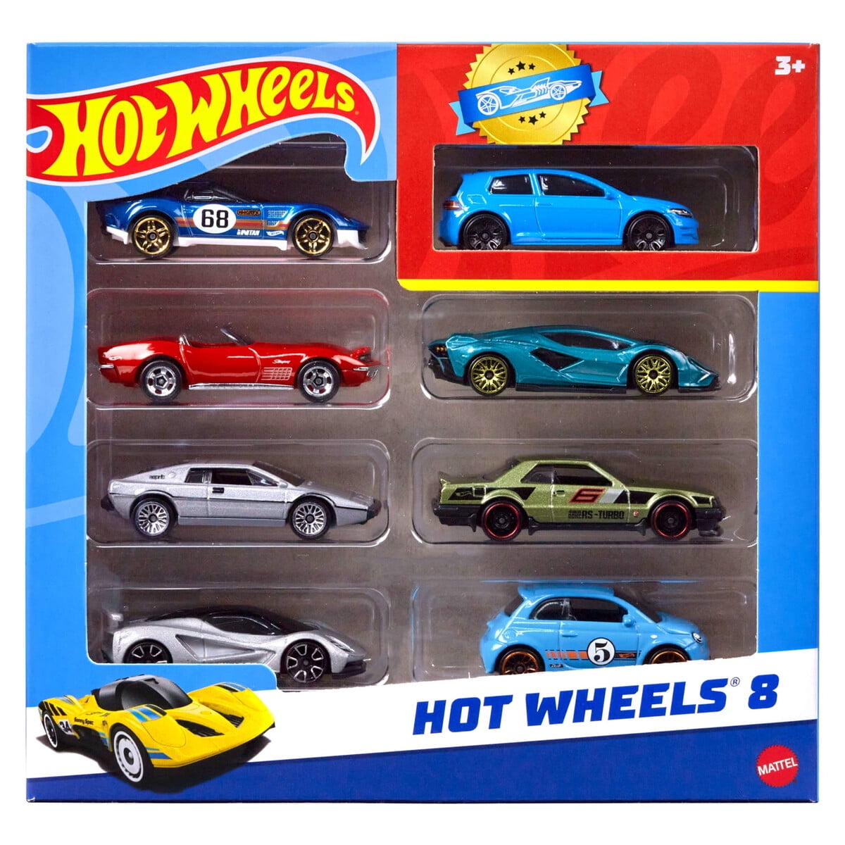 Set Hot Wheels 8 Autos Juguete 164 Multicolor