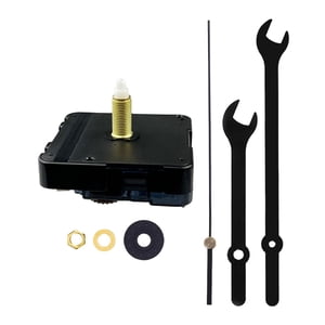 Bothyi - Mecanismo De Movimiento De Reloj De Pared Kit De Par Alto Para Piezas De Repuesto De Bricolaje Eje De 28 Mm Negro