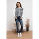 thumbnail image 3 of Chaqueta Corta Universitaria Mujer Gruesa Forro Piel Bolsillos 7582, 3 of 4