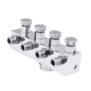 Bothyi - Adaptador Divisor De Aerógrafo Salida De Aire Portátil Conector De Desconexión De Aerógrafo 1 Entrada 4 Salidas