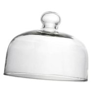 Magideal - Cubierta De Vidrio Para Postre, Cubierta Para Servir Platos, Transparente, Práctica, A Prueba De Polvo, Cúpula Para Pasteles, Cubiertas Para Alimentos