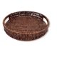 thumbnail image 3 of Bandeja Redonda de Rattan Tejida a Mano  Color Marrón (35*35*5 cm), 3 of 3
