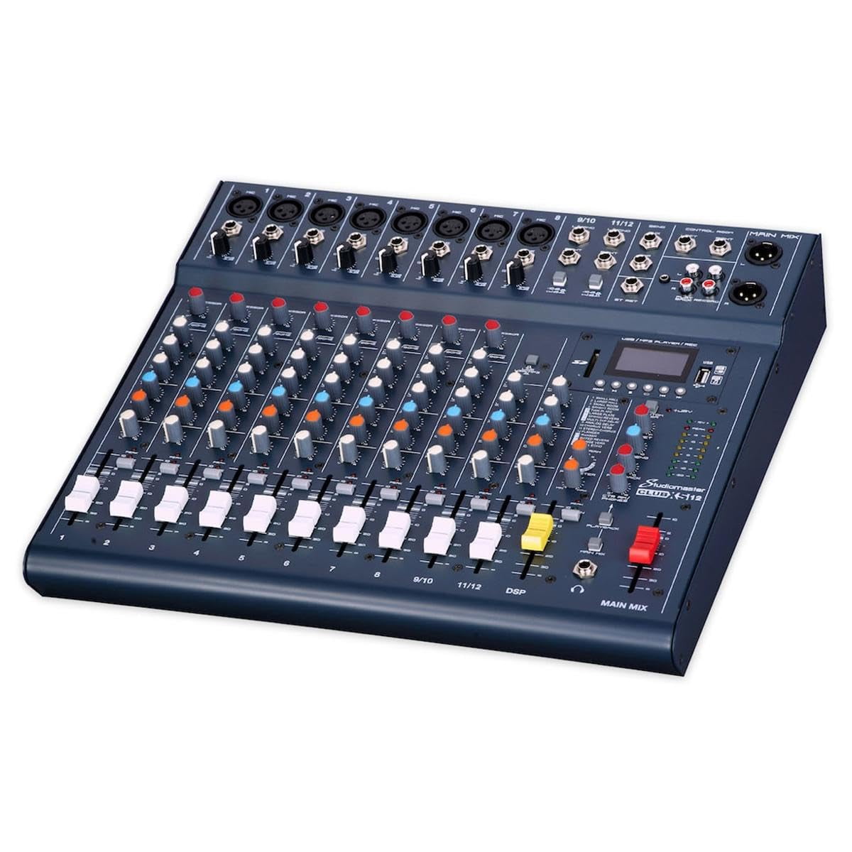 Mesa De Mezclas Studiomaster Club Xs 12 De 12 Canales Con Usb Bluetooth