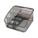 thumbnail image 1 of Organizador De Maquillaje, Caja Organizadora De Escritorio Acrílica Ordenada Para Escritorio De Baño, Gris Oscuro, 1 of 5