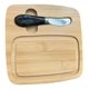 thumbnail image 2 of Tabla De Quesos Mantequillera Madera Con Cuchillo Untar Lisa, 2 of 3