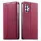 thumbnail image 3 of Funda tipo cartera con bloqueo RFID para Samsung Galaxy A32 5G cubierta magnética de cuero con tapa y soporte Rojo, 3 of 6