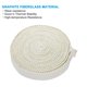 thumbnail image 4 of Uxcell 3/4"x 1/8"x118" Junta de Estufa de Madera, Cuerda de Sellado Autoadhesiva Plana de Fibra de Vidrio Resistente a Altas Temperaturas, Blanca, 4 of 6