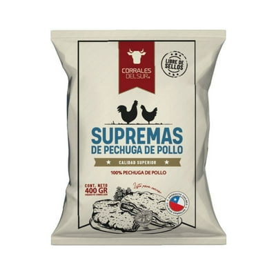 Supremas De Pechuga De Pollo 400 G Corrales Del Sur