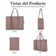 thumbnail image 3 of Ecosusi Bolso Tote de Oficina para Notebook 15.6'' con Cierre Magnético Lila, 3 of 10