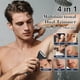 thumbnail image 3 of Cortapelos Corporal Hatteker 4en1 Cabezal Dual Impermeable, 3 of 3