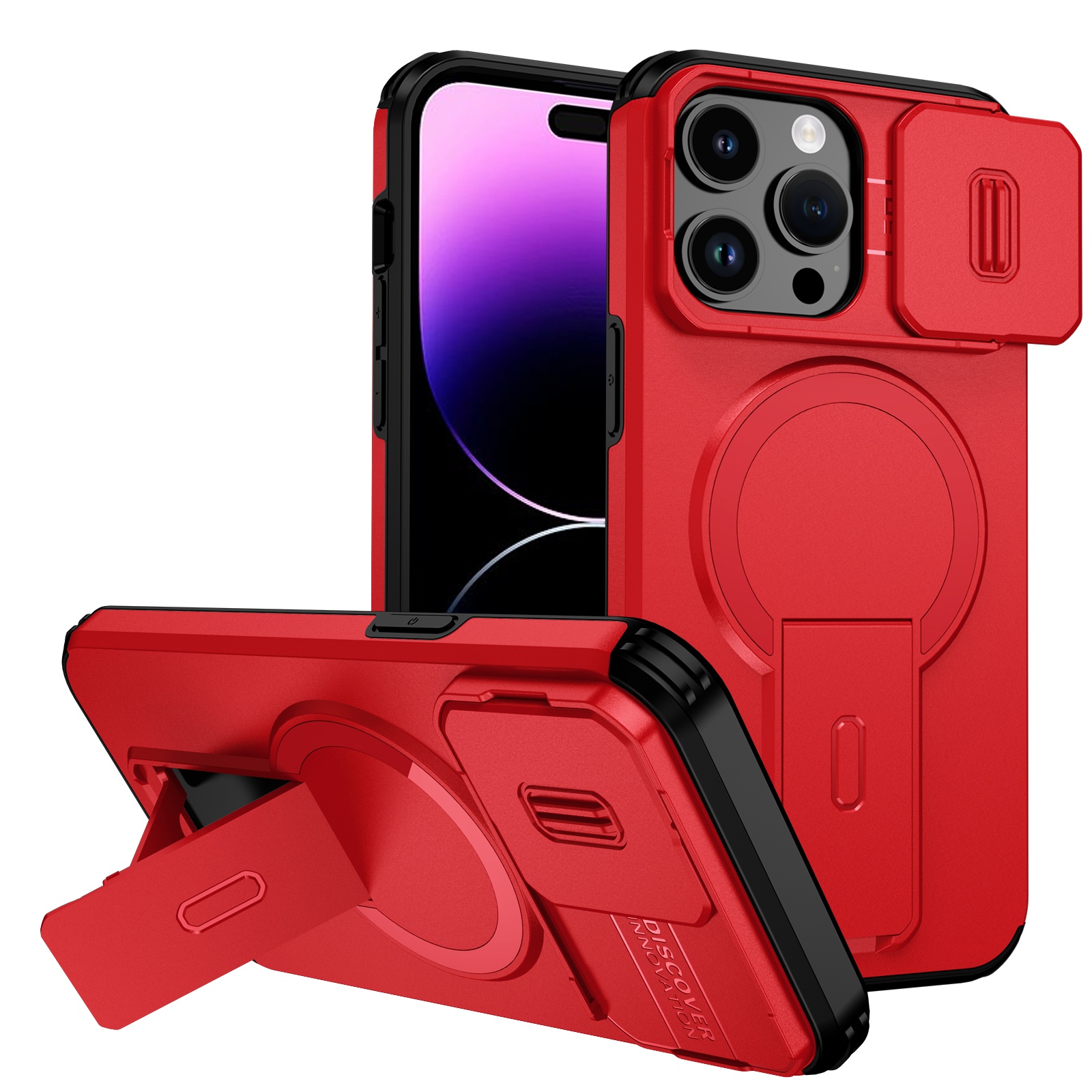 Funda Foxdock Para Iphone 15 Pro Max – Magnética Antigolpes Con Soporte Y Protección Doble