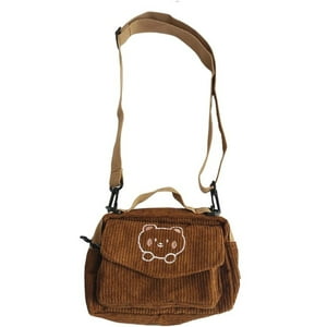 Veat00L - Lindo Bolso De Pana De Oso, Correas Ajustables, Materiales De Alta Calidad, Adecuado Para Muchas Ocasiones, Artículos De Moda