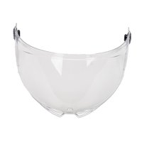 Magideal - Visera De Lente Para Casco De Motocicleta Lente De Protección Contra El Viento De Motocicleta Piezas De Repuesto De Alto Rendimiento Protector De Vise Transparente
