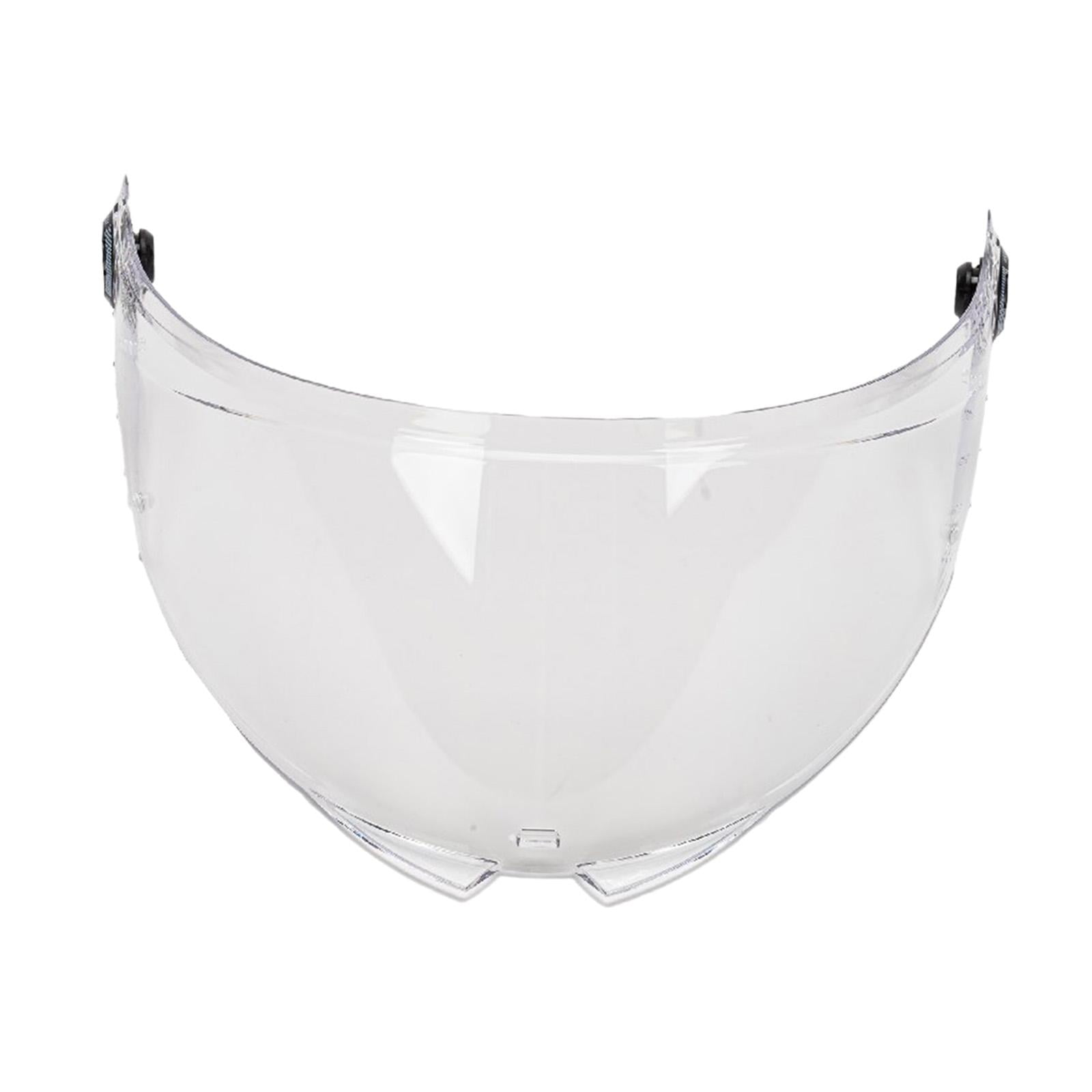 Magideal - Visera De Lente Para Casco De Motocicleta Lente De Protección Contra El Viento De Motocicleta Piezas De Repuesto De Alto Rendimiento Protector De Vise Transparente