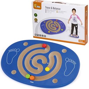 Viga - Juego Motricidad Madera Tabla De Equilibrio