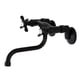 thumbnail image 1 of Soporte de pared Kingston Brass Essex con 2 manijas, color negro mate, 1 of 8
