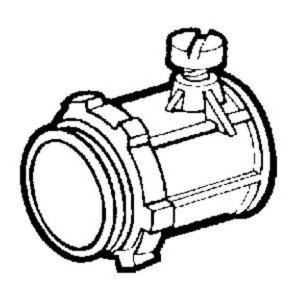 Conector Sigma Electric ProConnex de 2 pulgadas con tornillo de zinc EMT