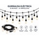 thumbnail image 1 of Guirnalda electrica vintage 10 mts + 10 ampolletas para exterior, 1 of 3