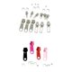 thumbnail image 2 of 44 Piezas Metal Nylon Cremallera Reparación Kit Zip Slider Stop Replacement Set, 2 of 2