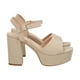 thumbnail image 3 of Sandalia Mujer Beige Sally Police, 3 of 5