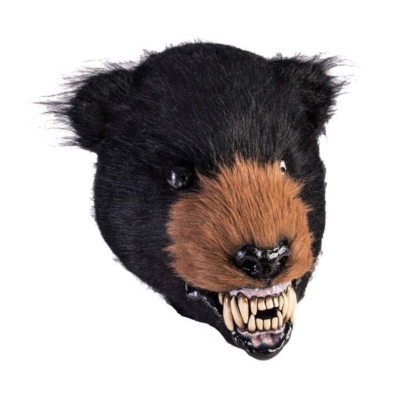 Máscara Scary Bear Forum Novelties de látex realista, talla única
