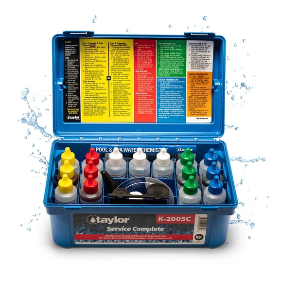 Kit de Prueba para Piscina y Spa Taylor K-2005C con Reactivos de 59 ml