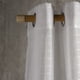 thumbnail image 1 of Set  2 Cortinas   gasa cuadros 1.40 x 2.25 Blanco, 1 of 3