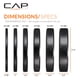 thumbnail image 5 of Set de discos de pesas CAP Barbell de 160 lb con rack de almacenamiento, 5 of 8