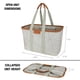 thumbnail image 2 of Bolsa de Lona Plegable CleverMade 8 Galones Gris Topo Geométrico, 2 of 6