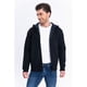 thumbnail image 2 of Chaqueta Sweater Algodon Con Gorro Forro Piel Bolsillos Cierre 7167, 2 of 2