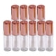 thumbnail image 5 of 10 Botellas De Brillo De Labios, Tubos De Aceite De Labios Transparentes Rellenables Para Mujeres Y Niñas, Oro Rosa, 5 of 5