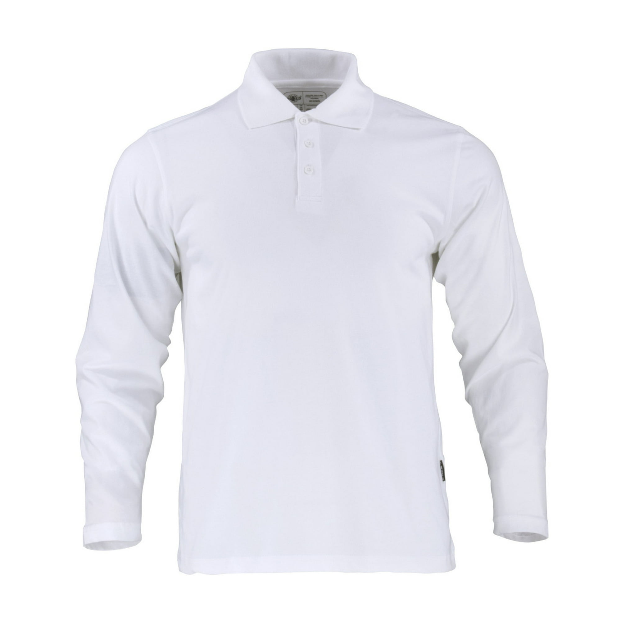T-world - Polera Polo Dryfresh Smooth® 60% Algodón M/l Hombre Blanco