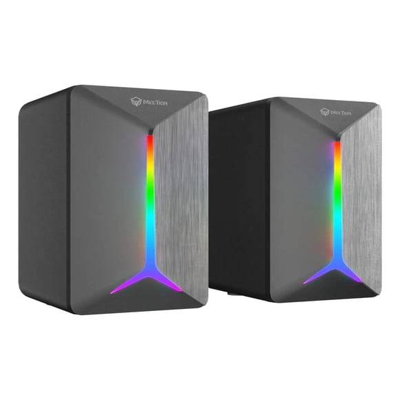 Parlante Gamer 2.0 con luz RGB Meetion MT-SP2011