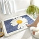 thumbnail image 2 of 1pc Soft and Non-Slip Flower Pattern Bath Mat - Absorbent and Machine Washable for Home Living Room and Bathroom - Perfect Home Decor, 2 of 4