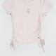 thumbnail image 3 of Polera Niña Teen M/C Rib Amarras Rosado Corona, 3 of 5