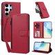 thumbnail image 2 of Funda con Billetera para [Samsung Galaxy S25 Ultra] con Bolsillo Zipper y Tarjetero Rojo, 2 of 6