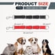 thumbnail image 2 of Uxcell Lazos de Aseo para Perros, Correa de Restricción Ajustable de Nylon para Brazo de Mesa con 4 Anillos en D Blancos (Negro/Rojo, 2 Piezas), Destinado para Baños Fijos y Corte de Pelo de Perros, 2 of 7