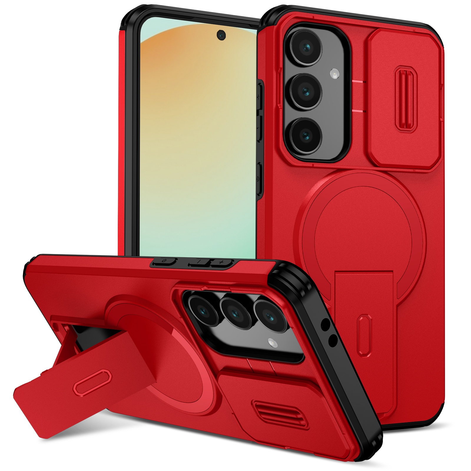 Funda Foxdock Para Samsung Galaxy S24 Fe – Magnética Antigolpes Con Soporte Y Protección Doble