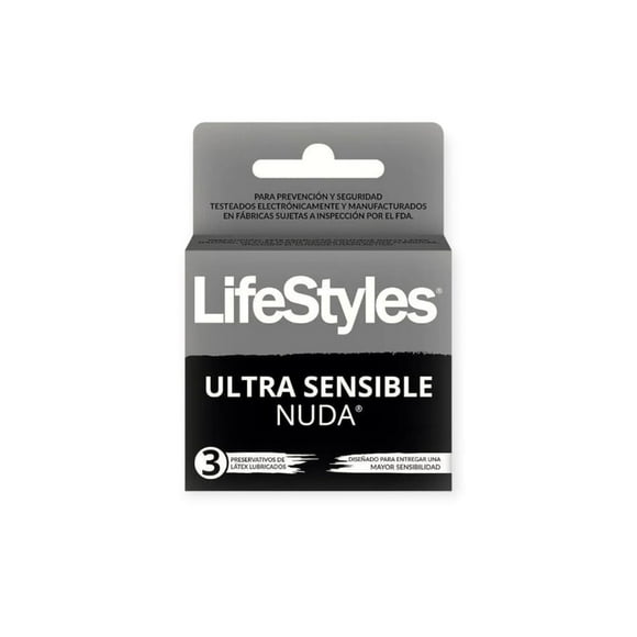 Preservativos Ultra Sensible Nuda 3 Unidades -