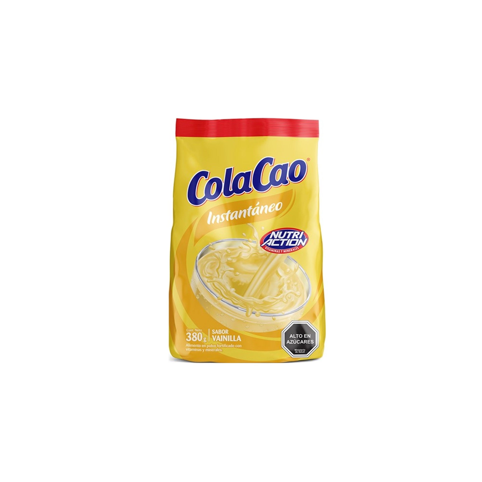 Saborizante De Leche Instantáneo Sabor Vainilla Bolsa 380 g Cola Cao