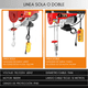 thumbnail image 4 of Tecle Electrico 1200kg Izaje O Levante 220v 1800w, 4 of 7