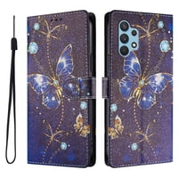 Foxdock Funda Tipo Cartera Para Samsung Galaxy A32 4G Con Soporte Y Correa – Diseño De Patrones Lindos