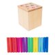 thumbnail image 3 of Madera De Color De Madera Toy De Juguete De Juguete De Juguete De Madera Para 12-18 Meses Regalos De Vacaciones Palos, 3 of 5