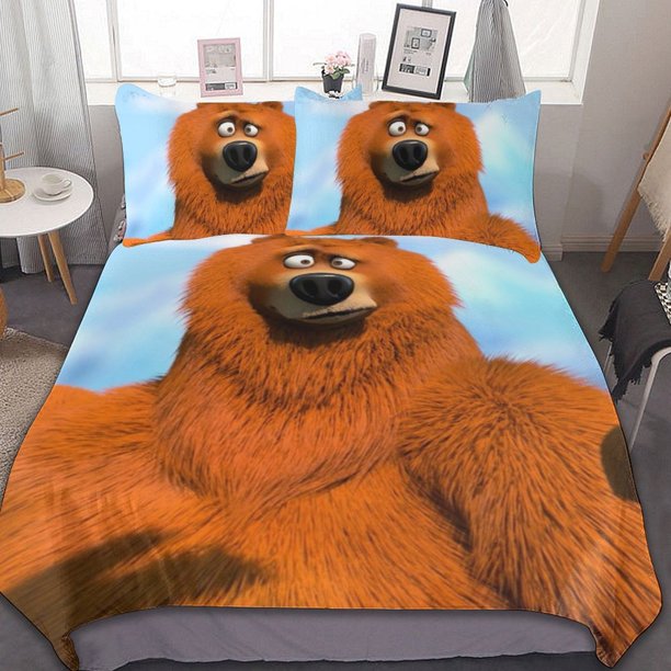 Grizzy And The Lemmings Cartoon 3 Piece Bedding Sets Decor Comforter Sets With One Duvet Cover Two Pillowcases