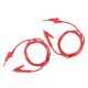 thumbnail image 4 of 2PCS Silicona Banana Plug To Alligator Clip Test Probe Lead Wire Red, 4 of 5
